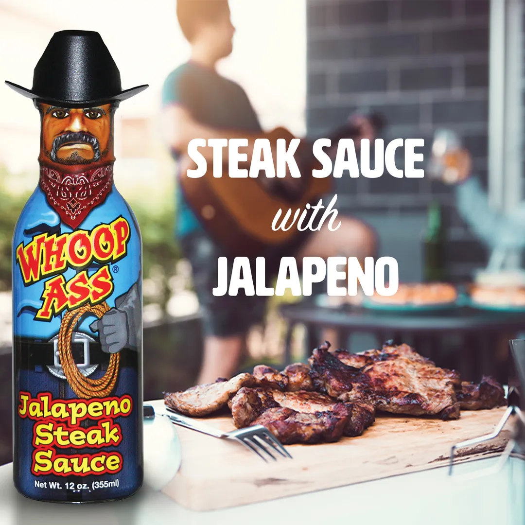 Whoop Ass Jalapeno Steak Sauce