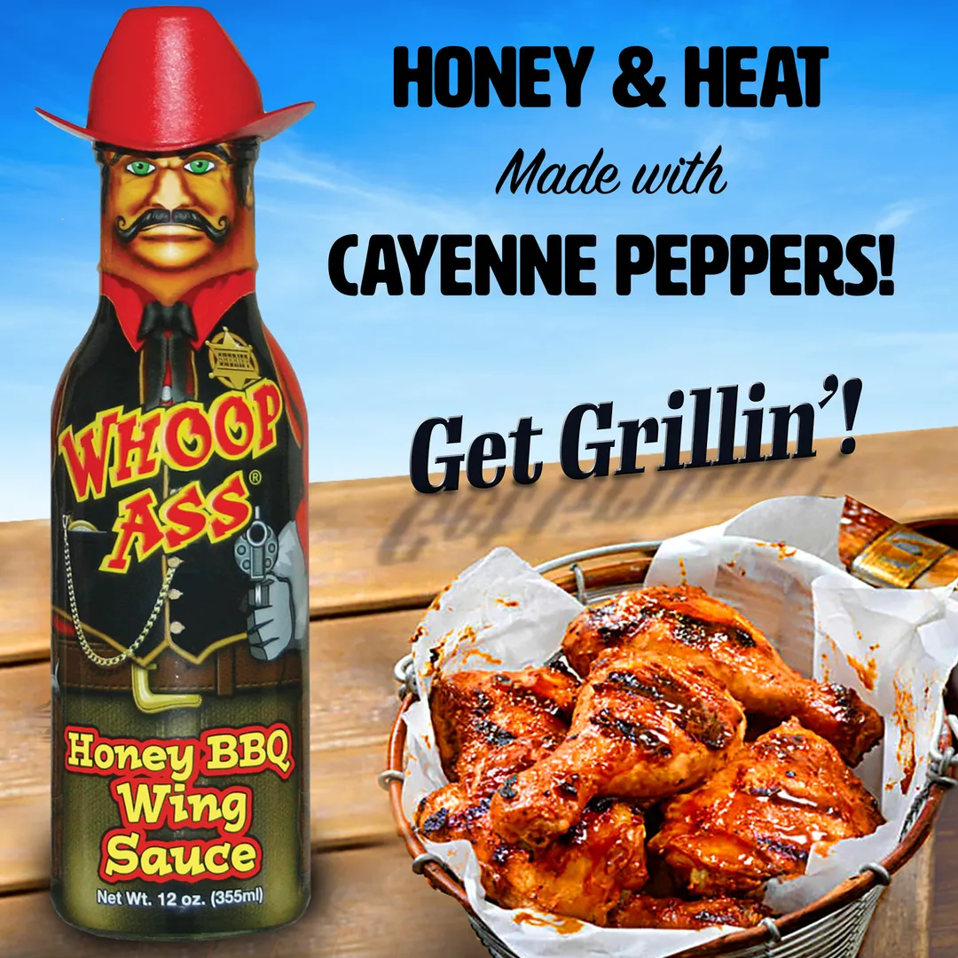 Whoop Ass Honey BBQ Wing Sauce