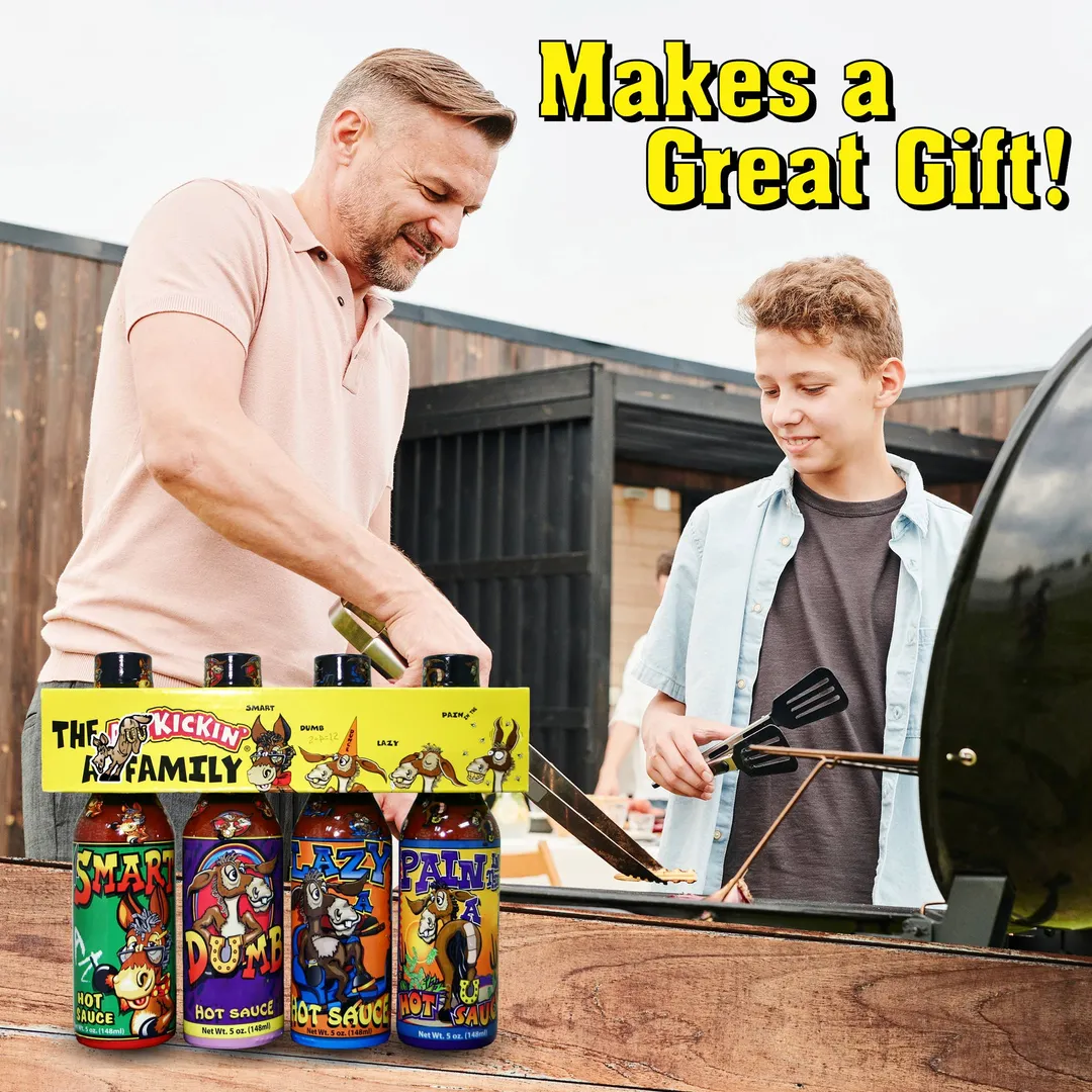 Ass Kickin’ Ass Family Gift Set – 4 Hot Sauces