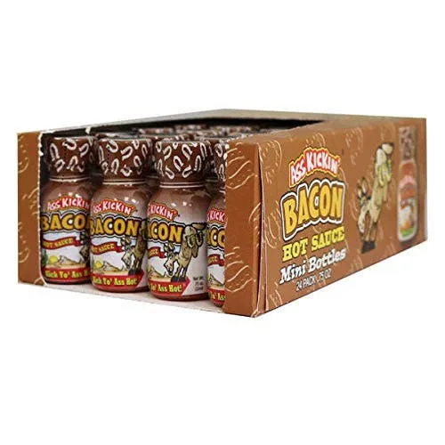 Ass Kickin’ Bacon Hot Sauce – Travel Size 3/4 oz.