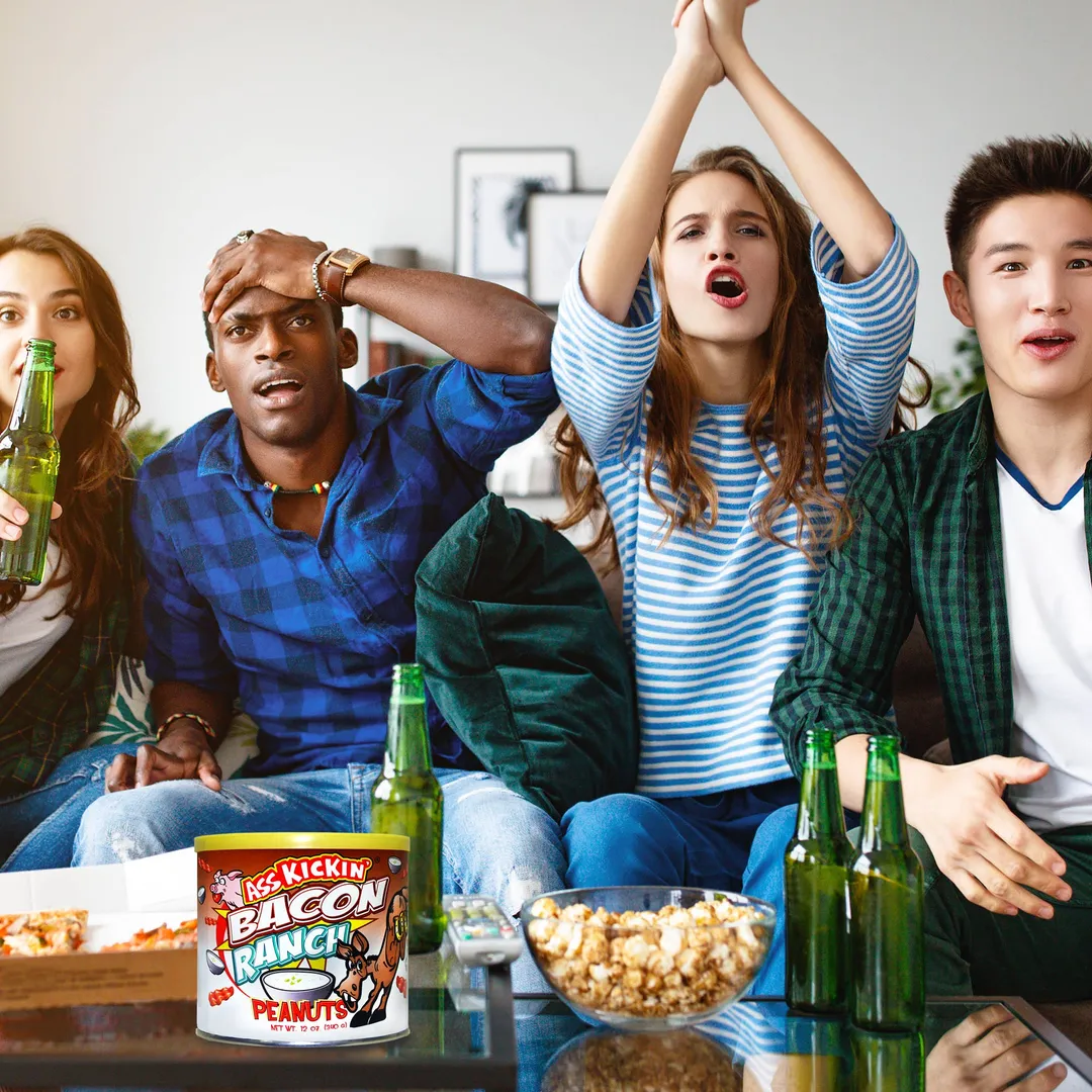 Ass Kickin’ Bacon Ranch Peanuts