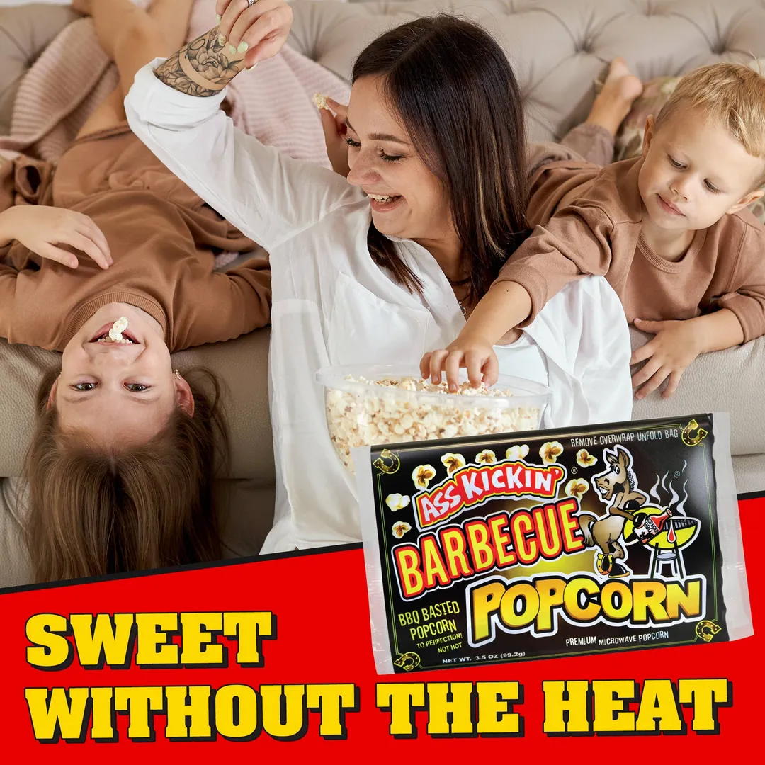 Ass Kickin’ BBQ Popcorn 3-Pack