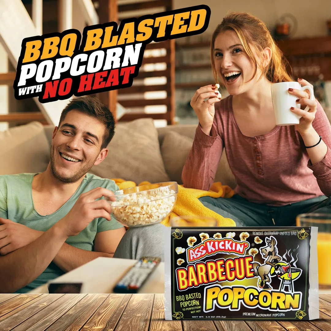 Ass Kickin’ BBQ Popcorn 3-Pack