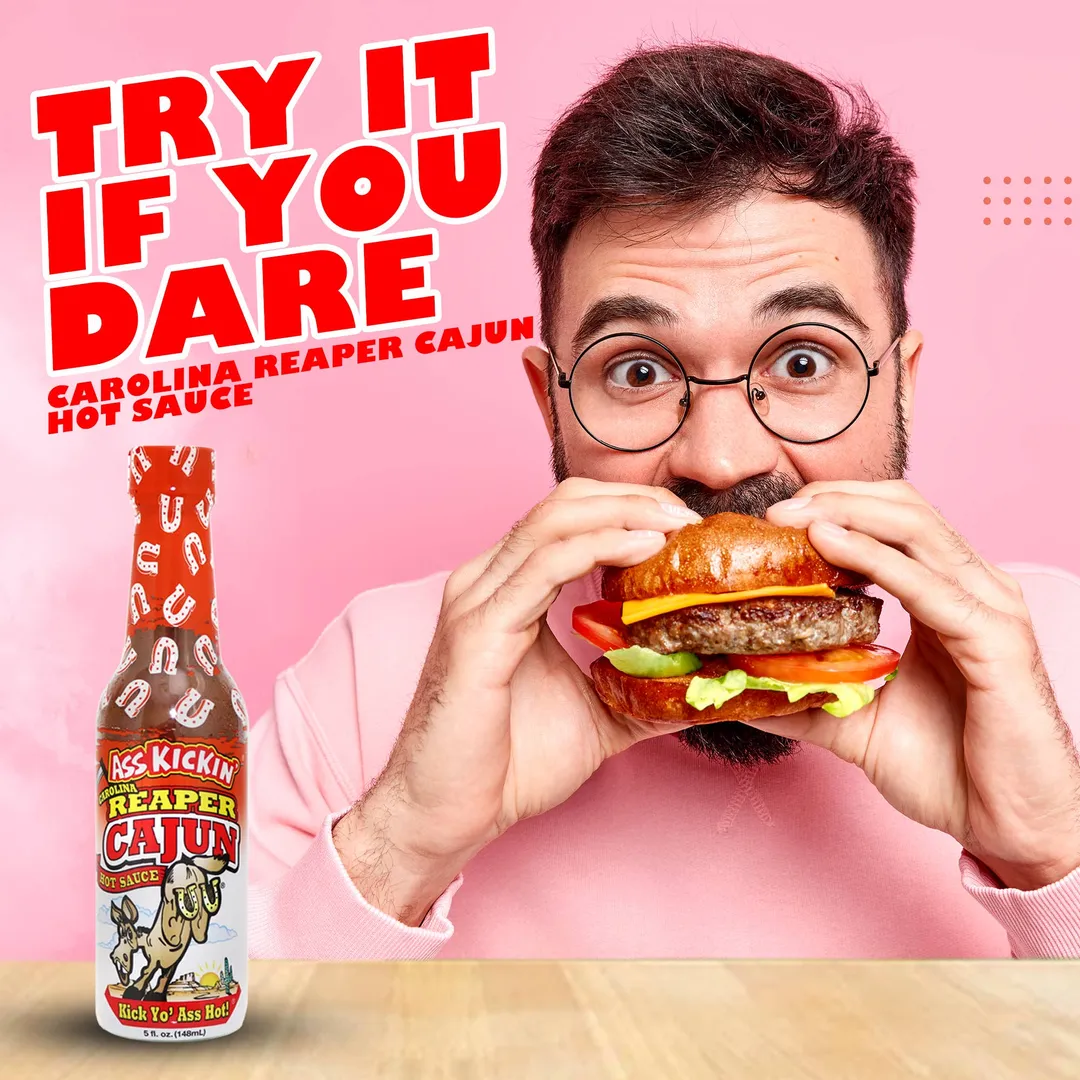 Ass Kickin’ Carolina Reaper Cajun Hot Sauce