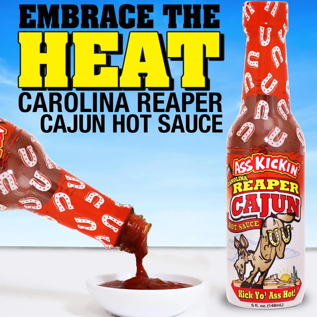 Ass Kickin’ Carolina Reaper Cajun Hot Sauce