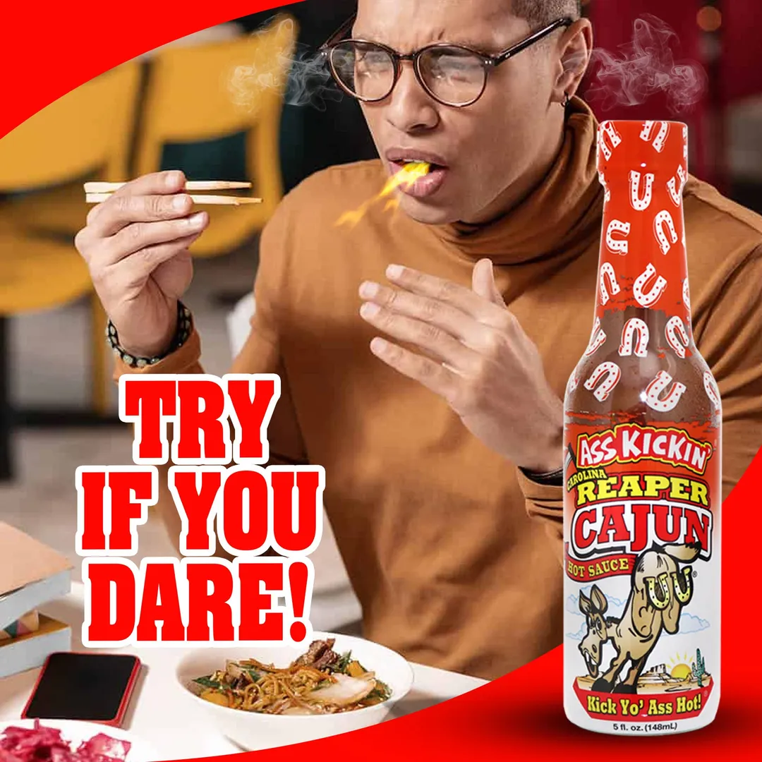 Ass Kickin’ Carolina Reaper Cajun Hot Sauce