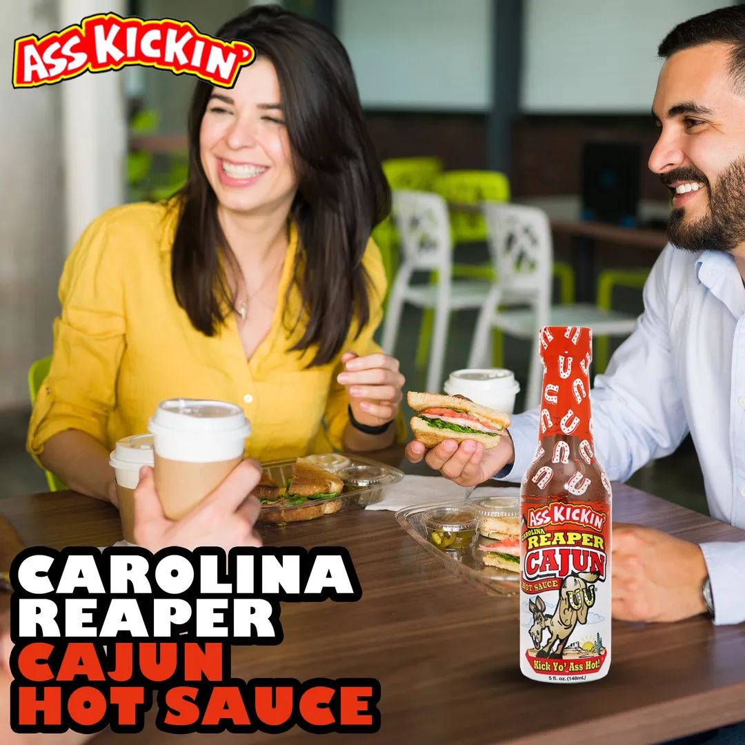 Ass Kickin’ Carolina Reaper Cajun Hot Sauce