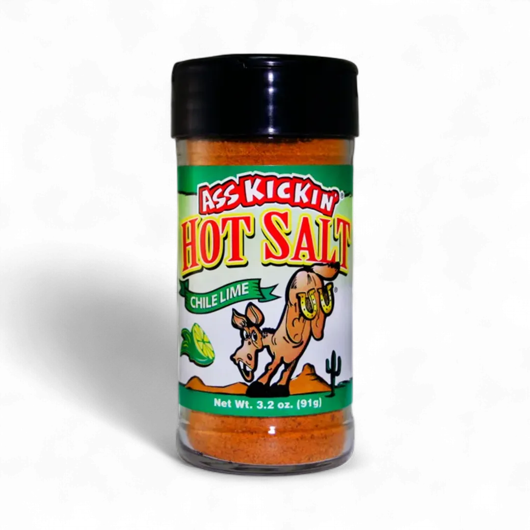 Ass Kickin’ Chile Lime Hot Salt – 3.2 oz.
