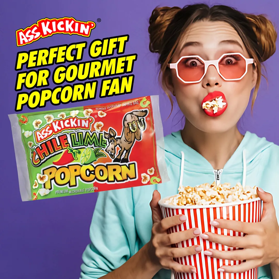 Ass Kickin’ Chile Lime Popcorn 3-Pack