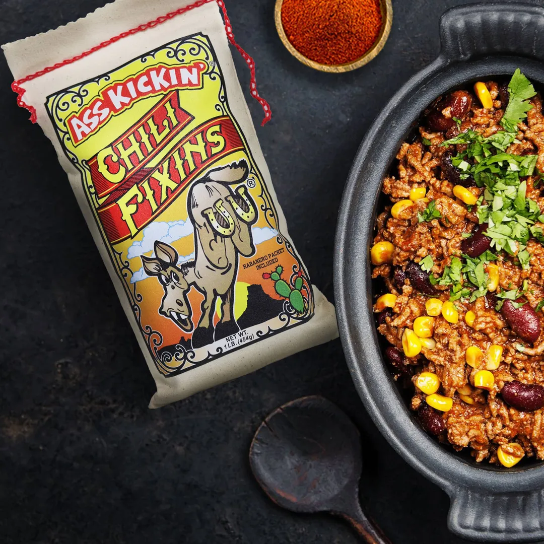 Ass Kickin’ Chili Corn Bread Gift Set – Spicy Dinner Kit