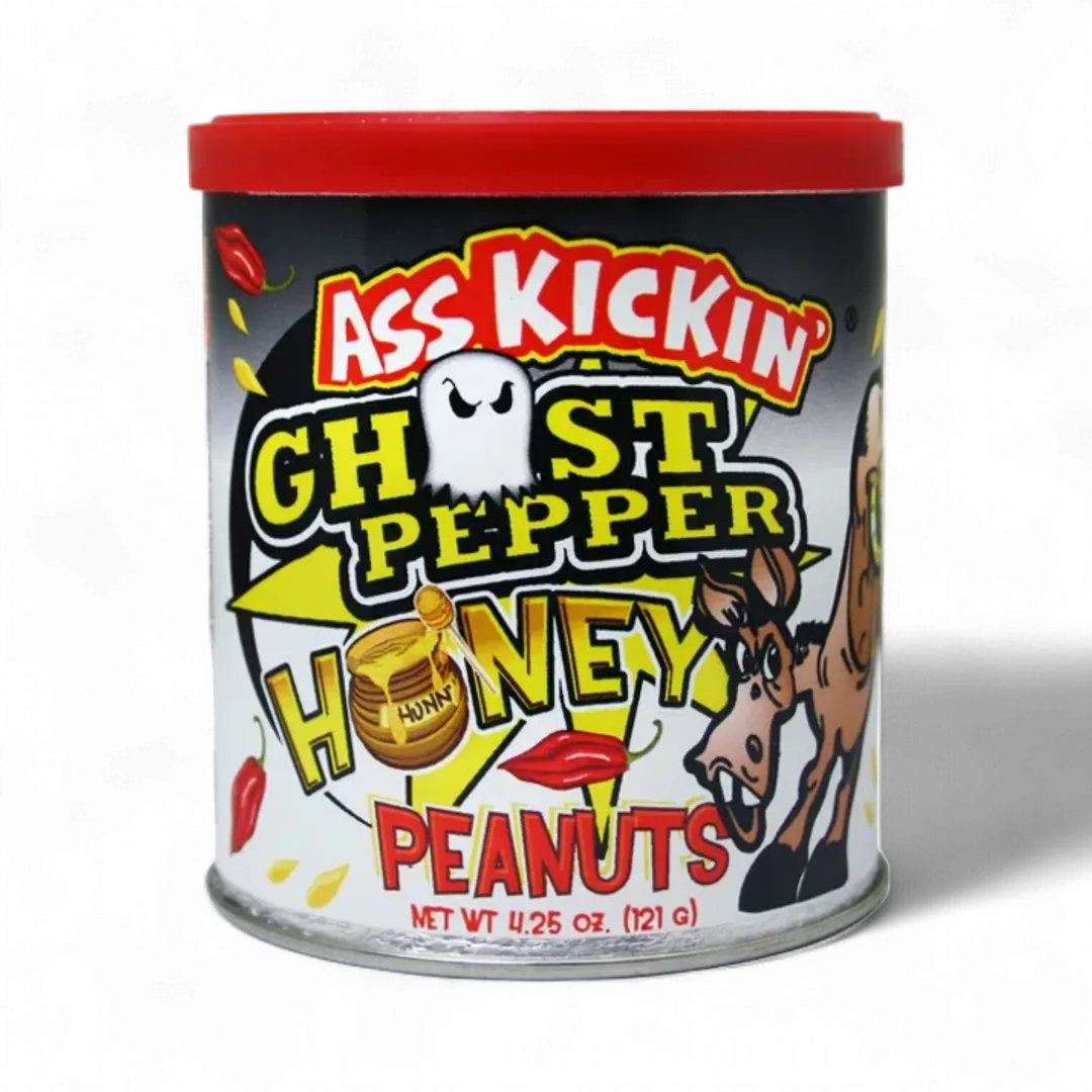 Ass Kickin’ Ghost Pepper Honey Peanuts 4.25 oz.