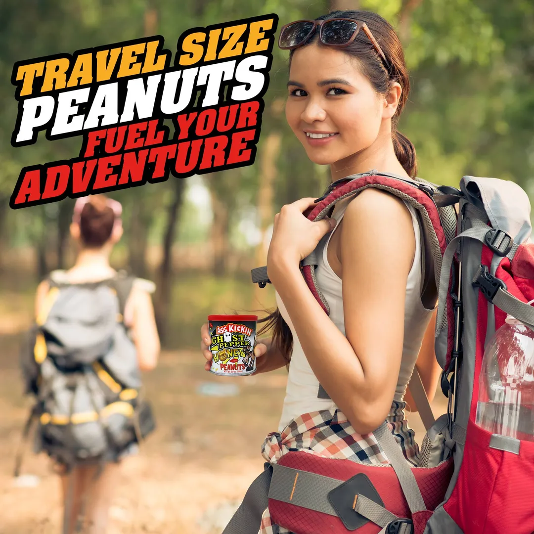 Ass Kickin’ Ghost Pepper Honey Peanuts 4.25 oz.