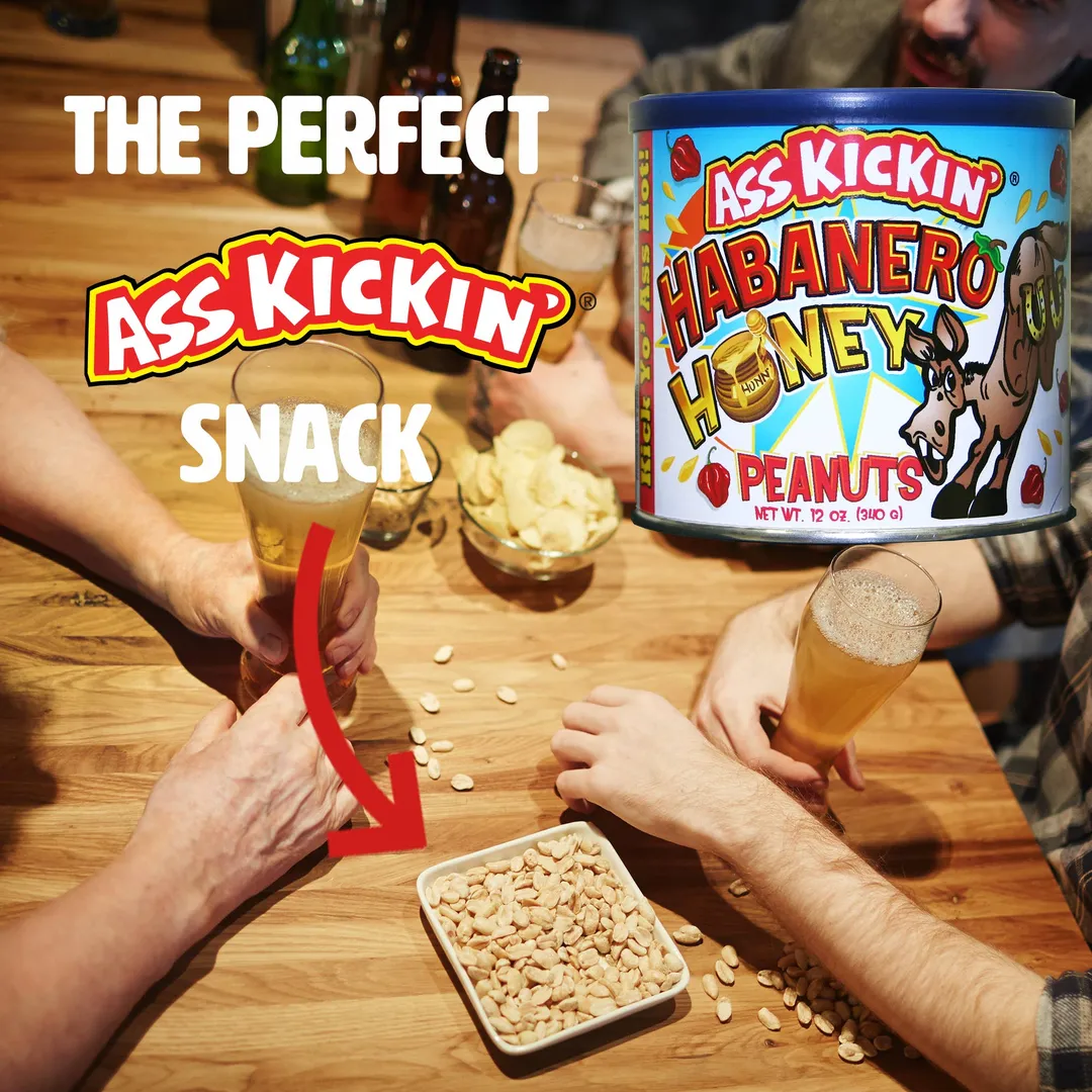 Ass Kickin’ Habanero Honey Peanuts