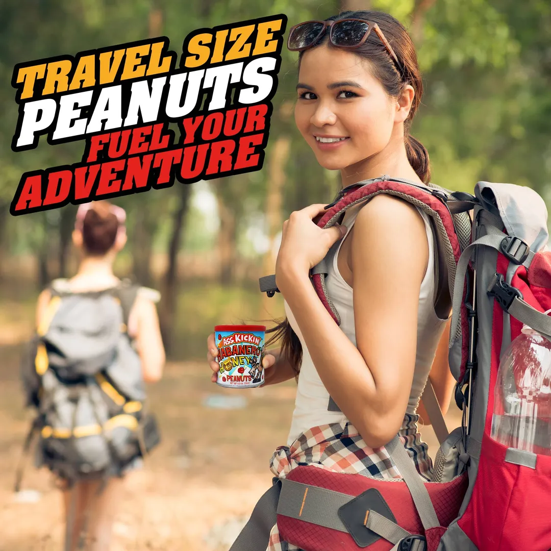 Ass Kickin’ Habanero Honey Peanuts 4.25 oz.