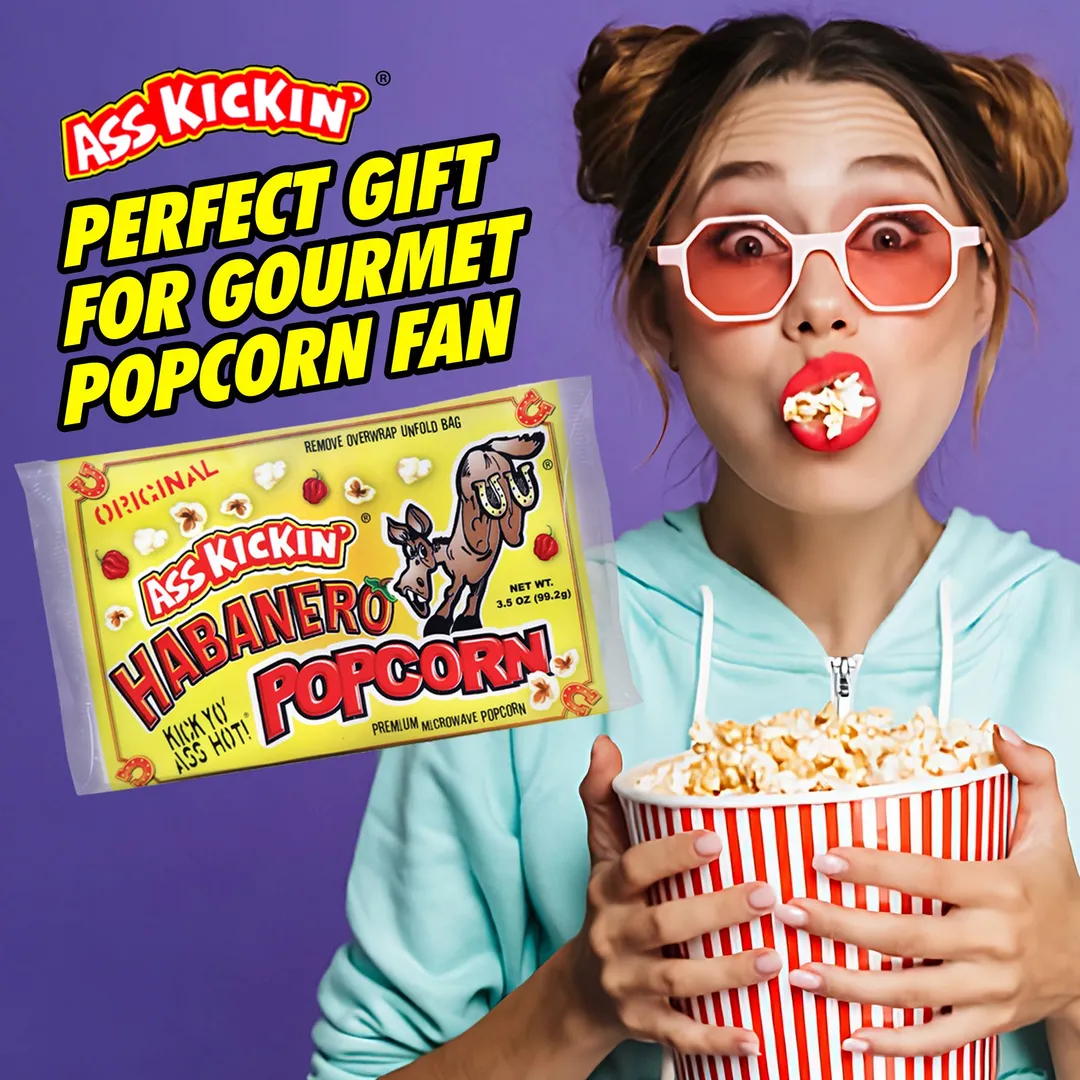 Ass Kickin’ Habanero Popcorn 3-Pack