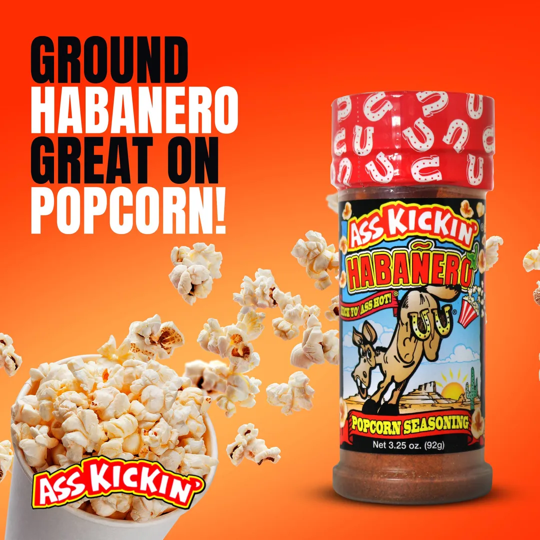 Ass Kickin’ Habanero Popcorn Seasoning