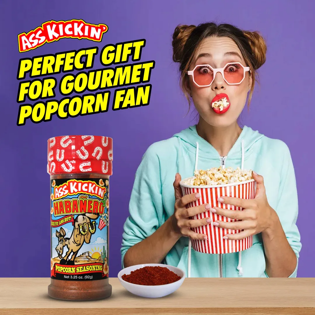 Ass Kickin’ Habanero Popcorn Seasoning