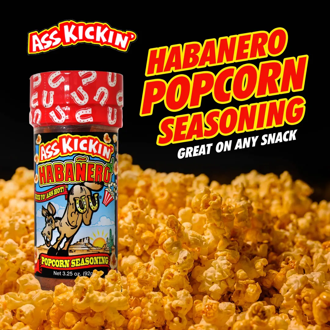 Ass Kickin’ Habanero Popcorn Seasoning
