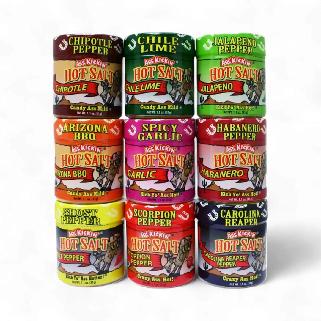 Ass Kickin’ Hot Salt Variety 9 Pack
