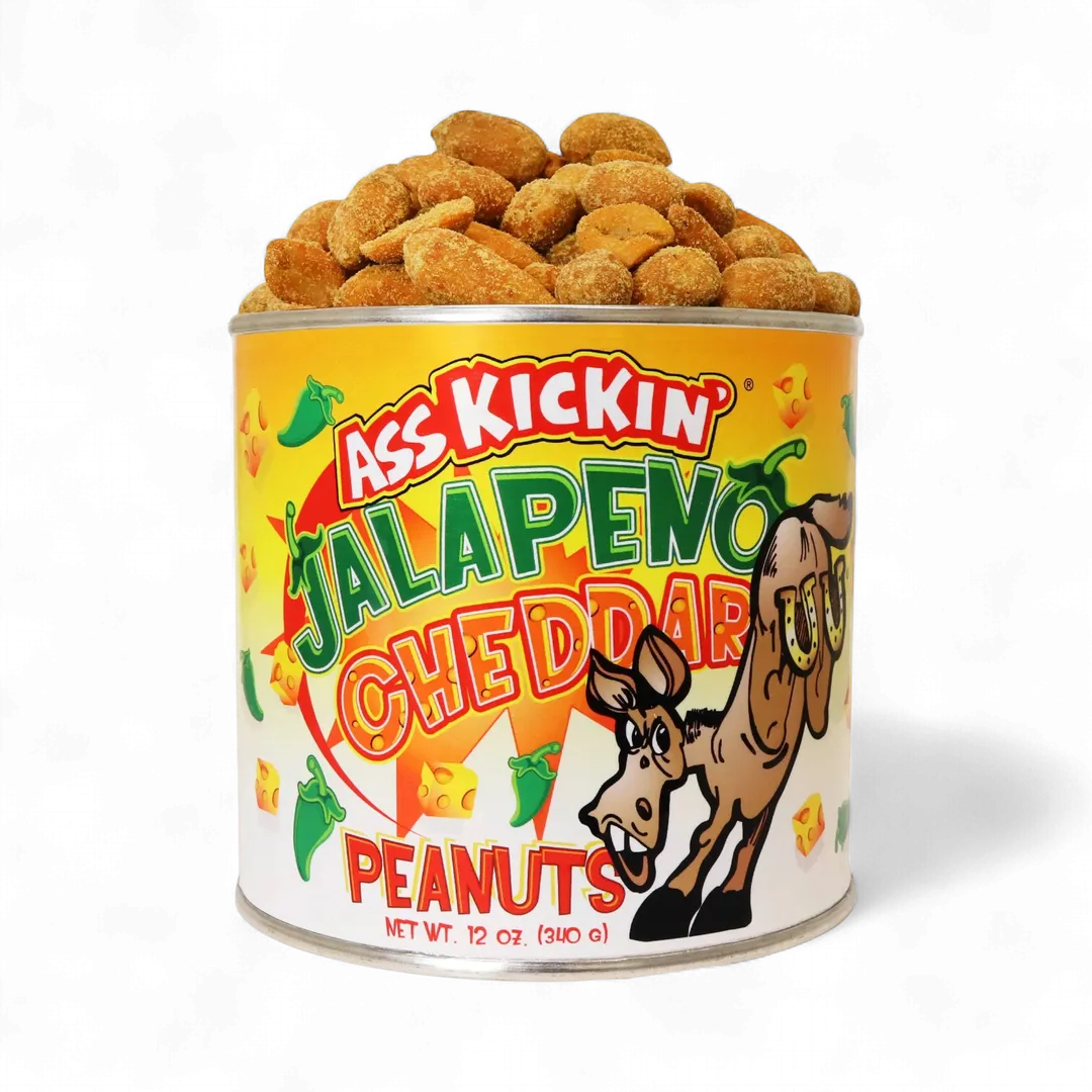 Ass Kickin’ Jalapeno Cheddar Peanuts