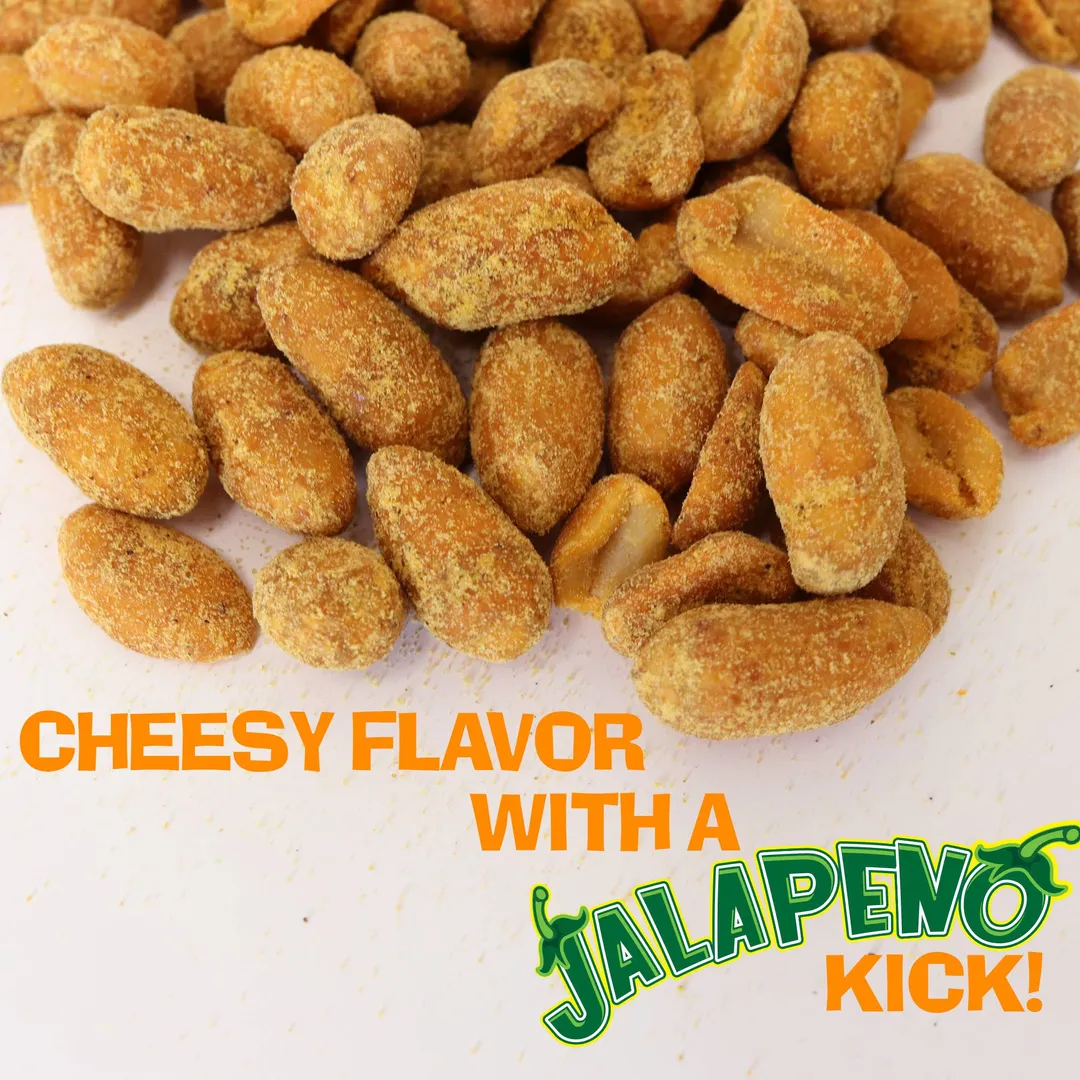 Ass Kickin’ Jalapeno Cheddar Peanuts 1 oz. Bags