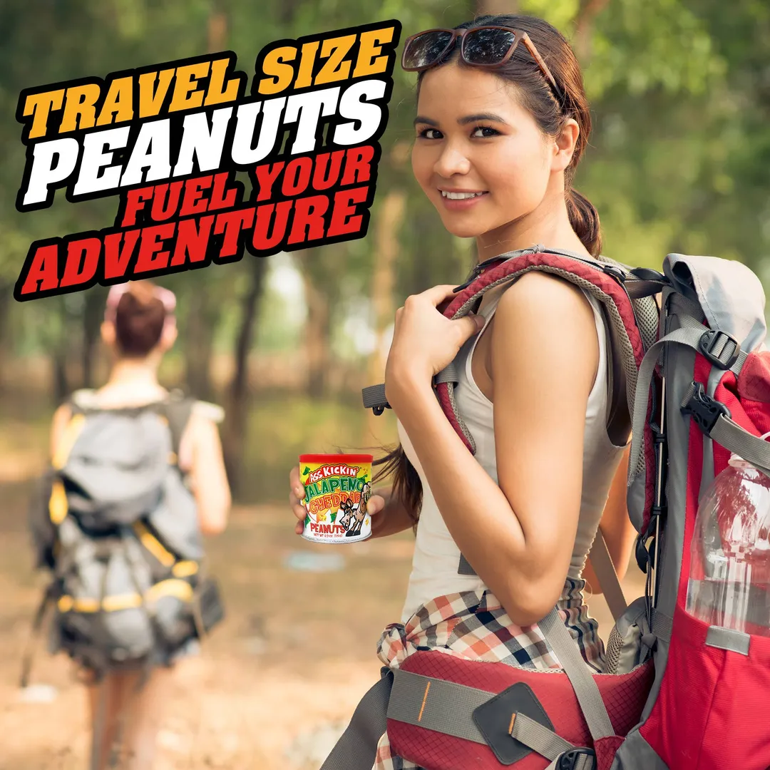 Ass Kickin’ Jalapeno Cheddar Peanuts 4.25 oz.