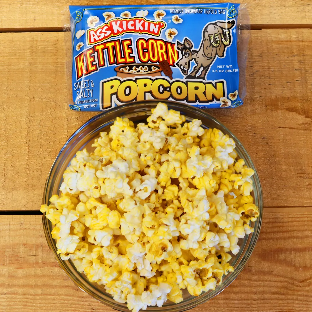 Ass Kickin’ Microwave Kettle Corn Popcorn 3-Pack