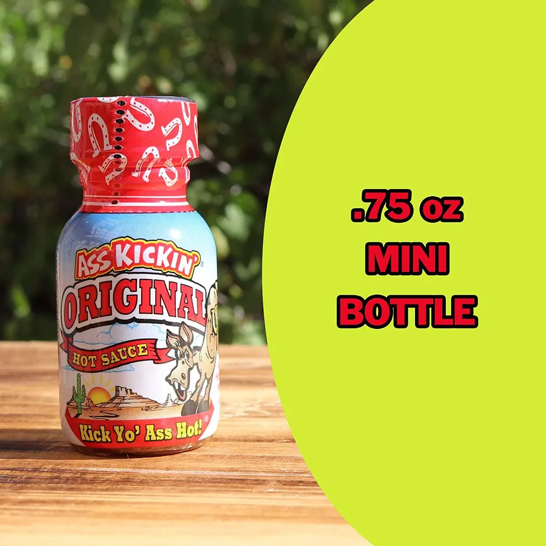 Ass Kickin’ Original Hot Sauce – Travel Size 3/4 oz.
