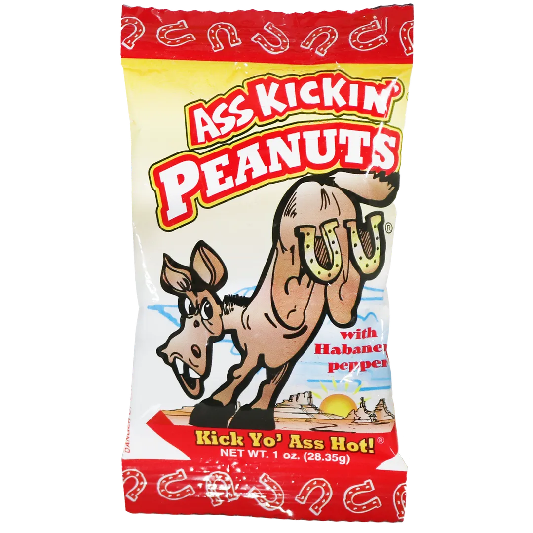 Ass Kickin’ Peanuts 1 oz. Bags