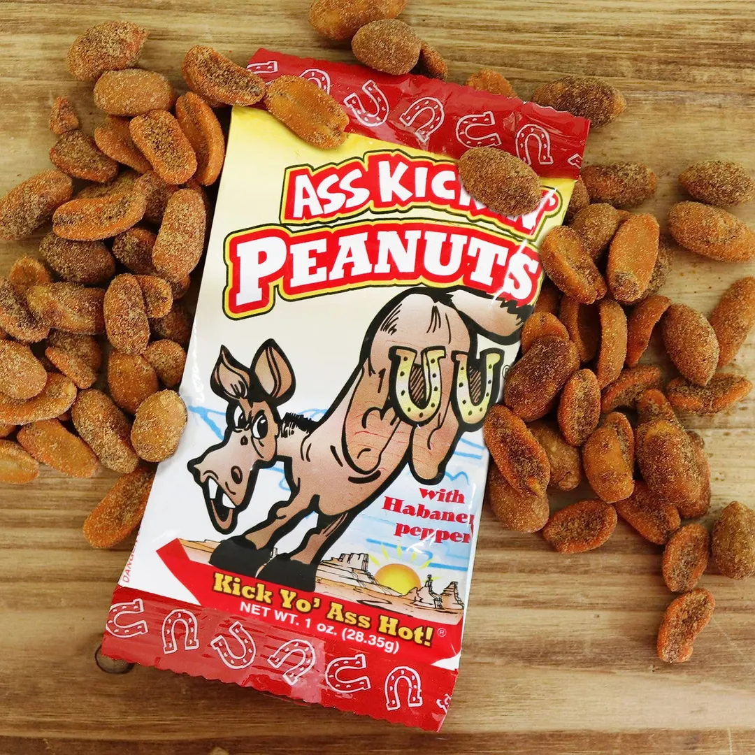 Ass Kickin’ Peanuts 1 oz. Bags