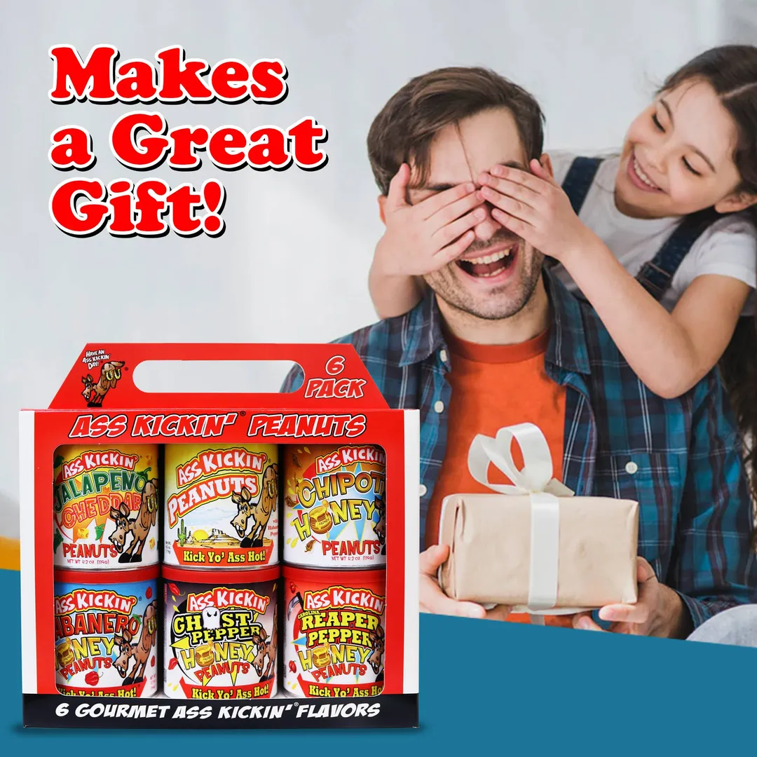 Ass Kickin’ Peanuts Variety 6 Pack