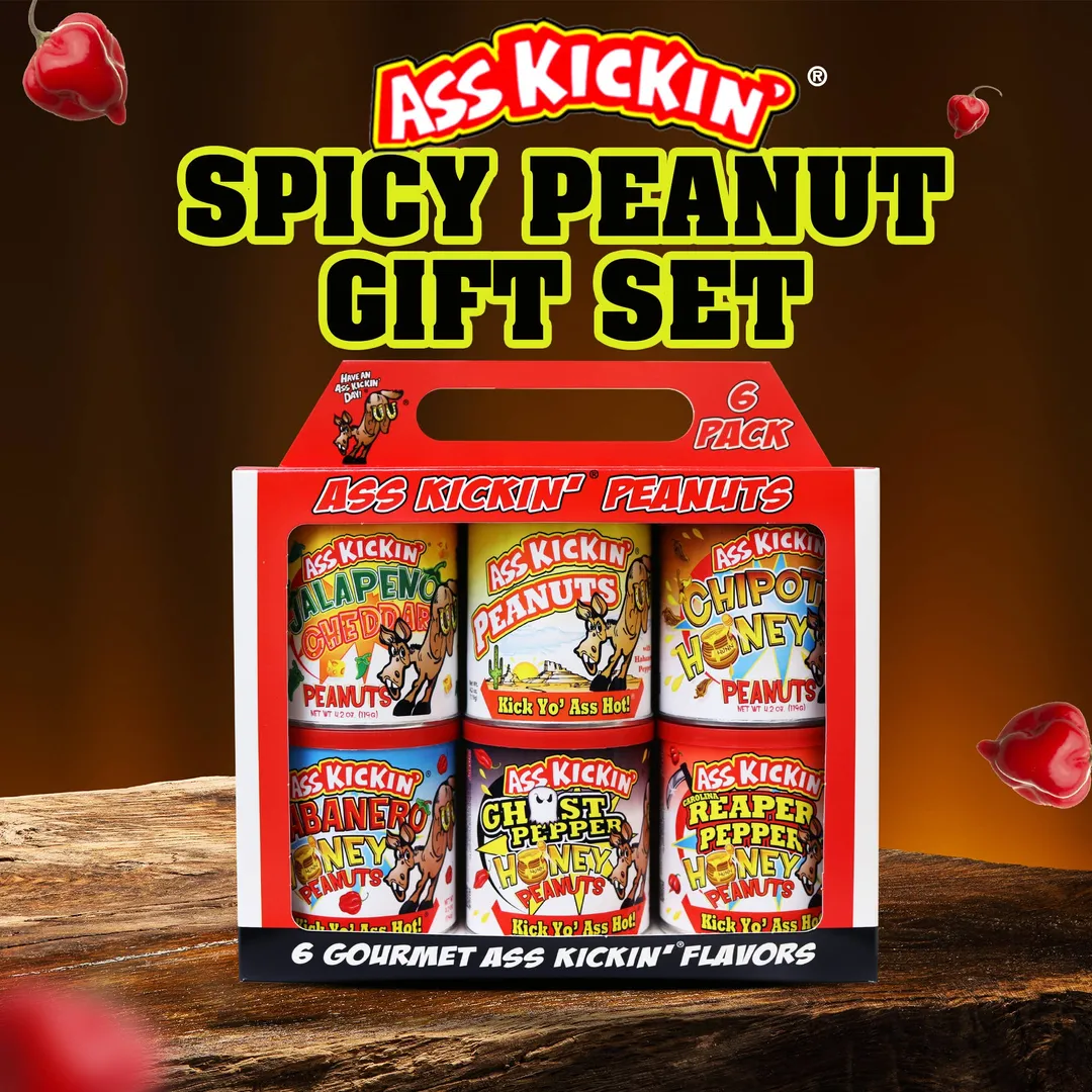 Ass Kickin’ Peanuts Variety 6 Pack