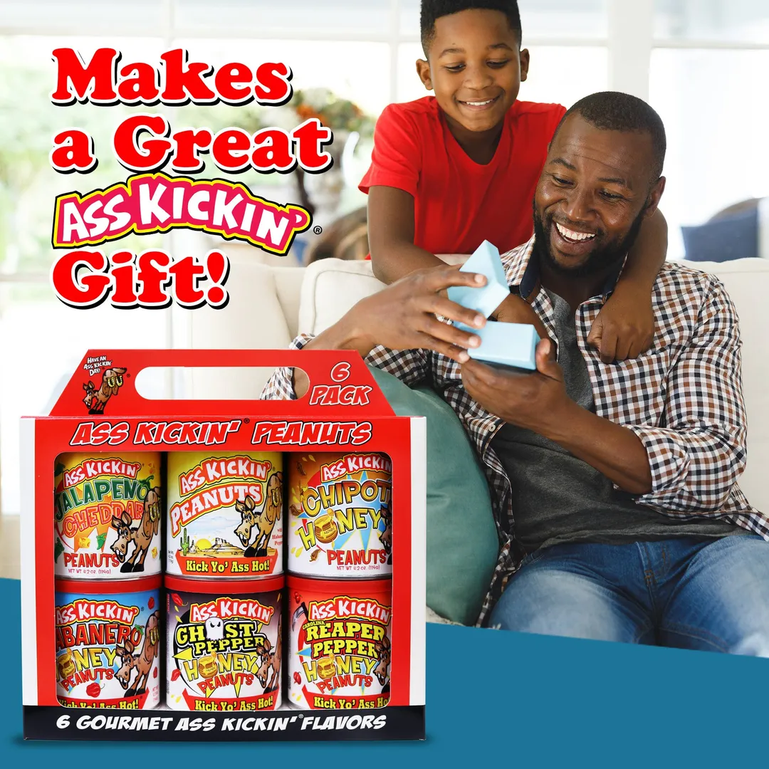 Ass Kickin’ Peanuts Variety 6 Pack