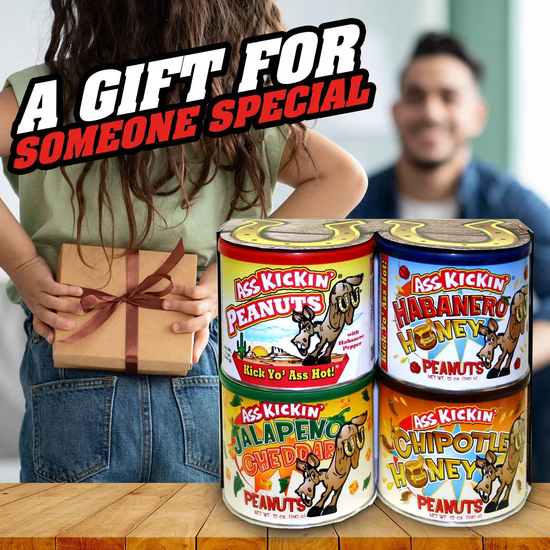 Ass Kickin’ Peanuts Variety Four Pack