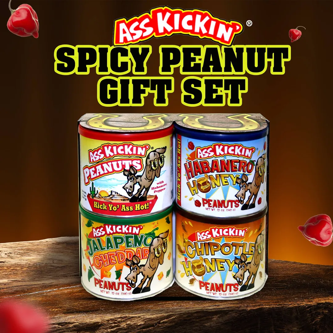 Ass Kickin’ Peanuts Variety Four Pack