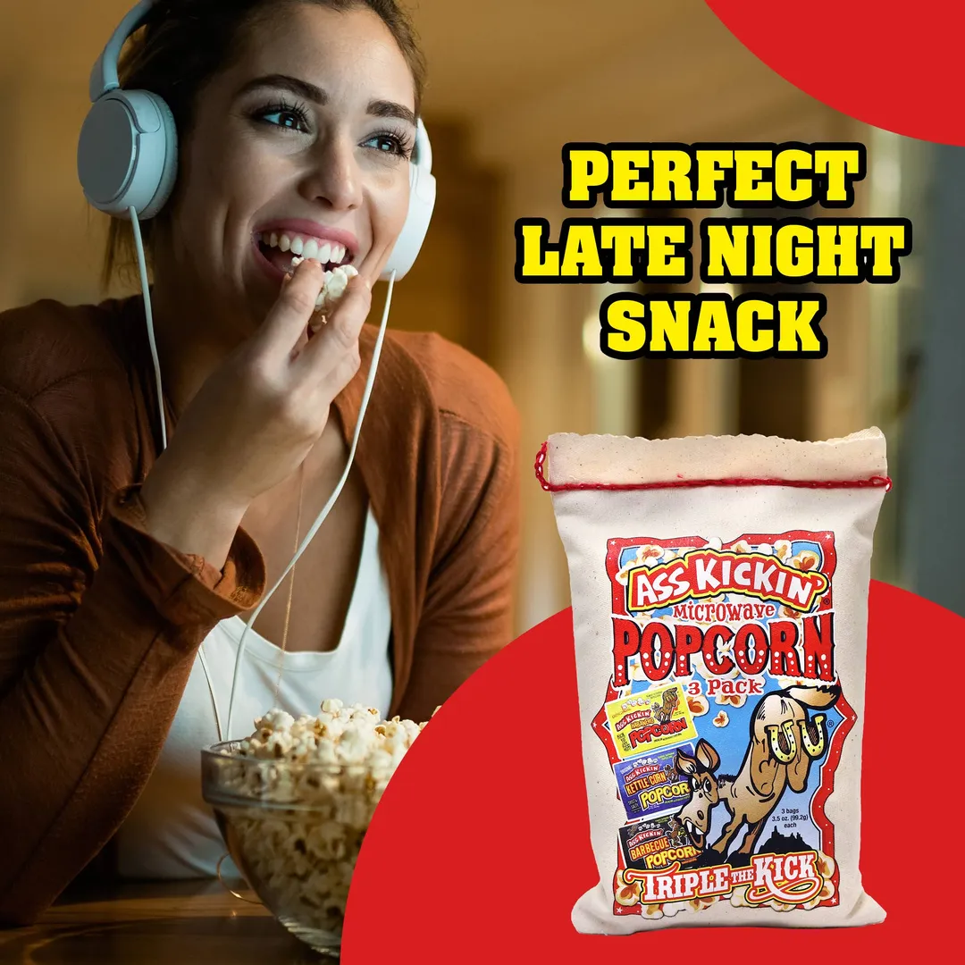 Ass Kickin’ Popcorn 3 Pack Assortment