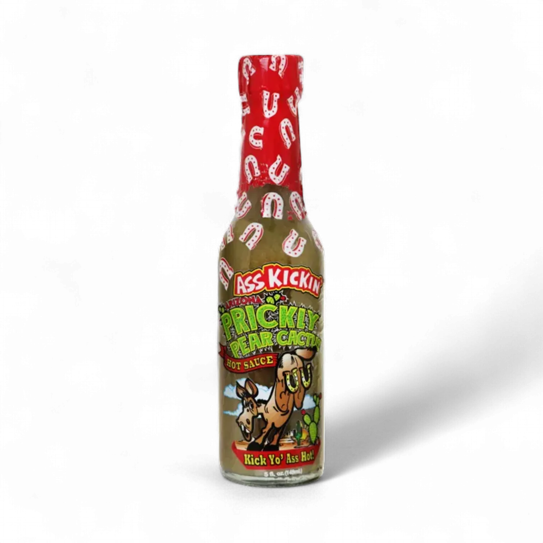 Ass Kickin' Prickly Pear Cactus Green Habanero Hot Sauce