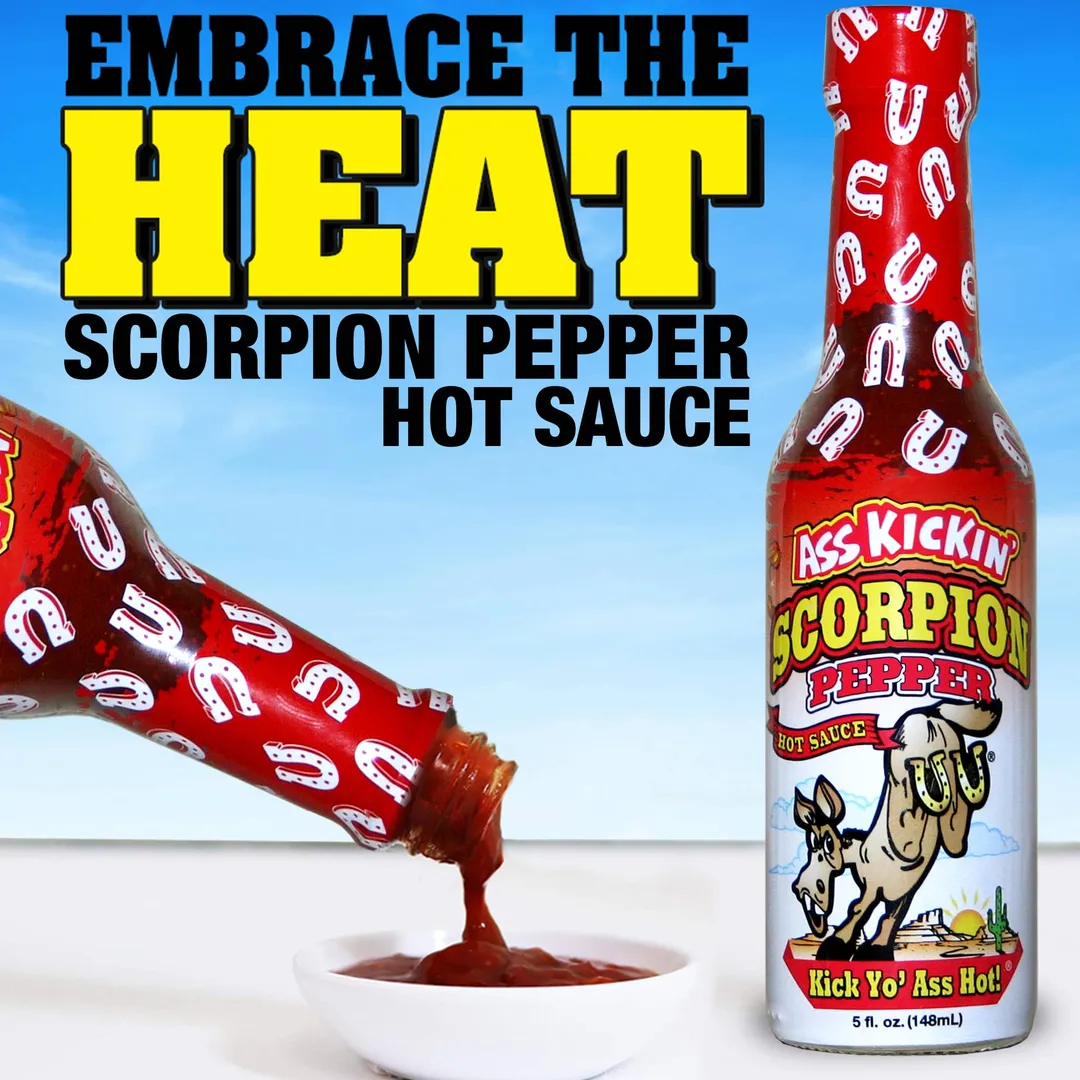 Ass Kickin’ Scorpion Pepper Hot Sauce