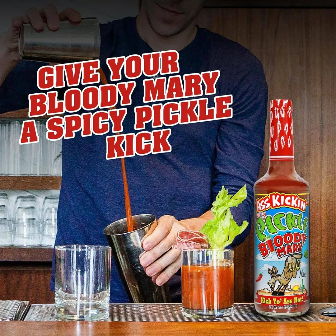 Ass Kickin’ Spicy Pickle Bloody Mary Mix