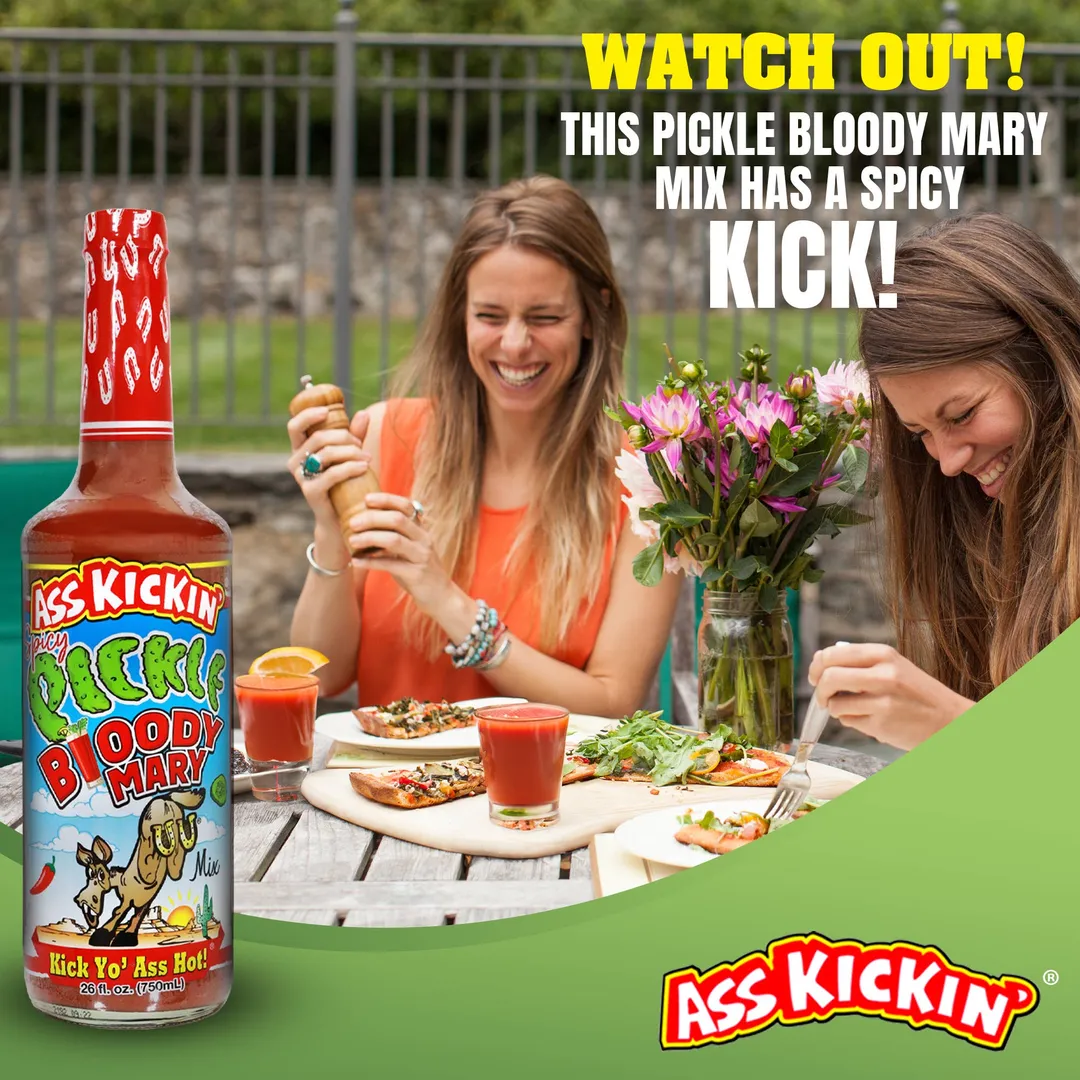 Ass Kickin’ Spicy Pickle Bloody Mary Mix