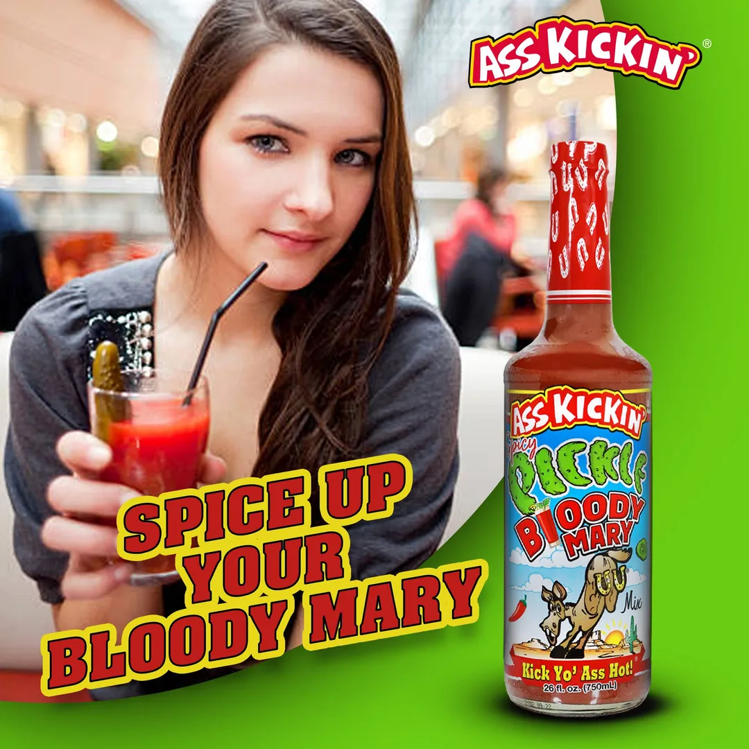 Ass Kickin’ Spicy Pickle Bloody Mary Mix