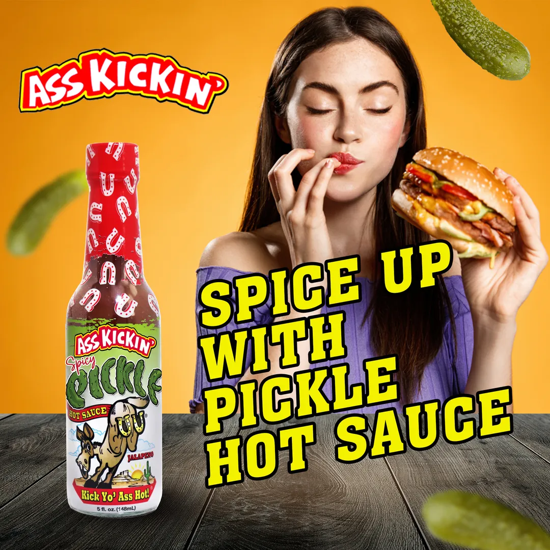 Ass Kickin' Spicy Pickle Jalapeno Hot Sauce