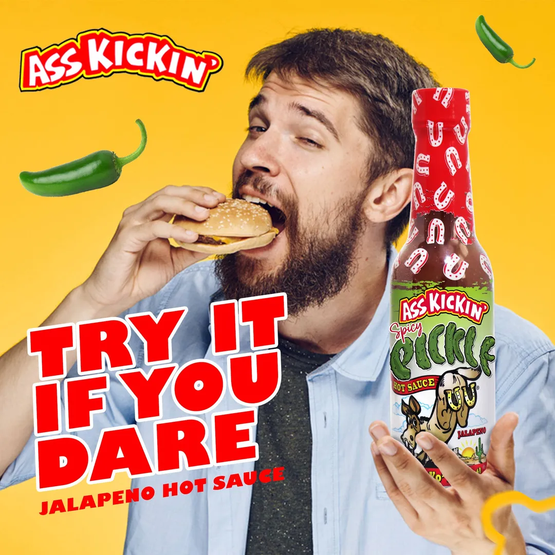 Ass Kickin' Spicy Pickle Jalapeno Hot Sauce