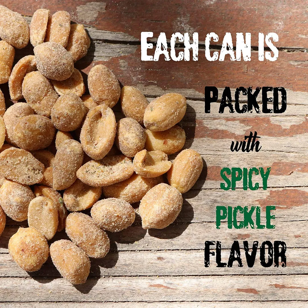 Ass Kickin’ Spicy Pickle Peanuts 3 lb Can
