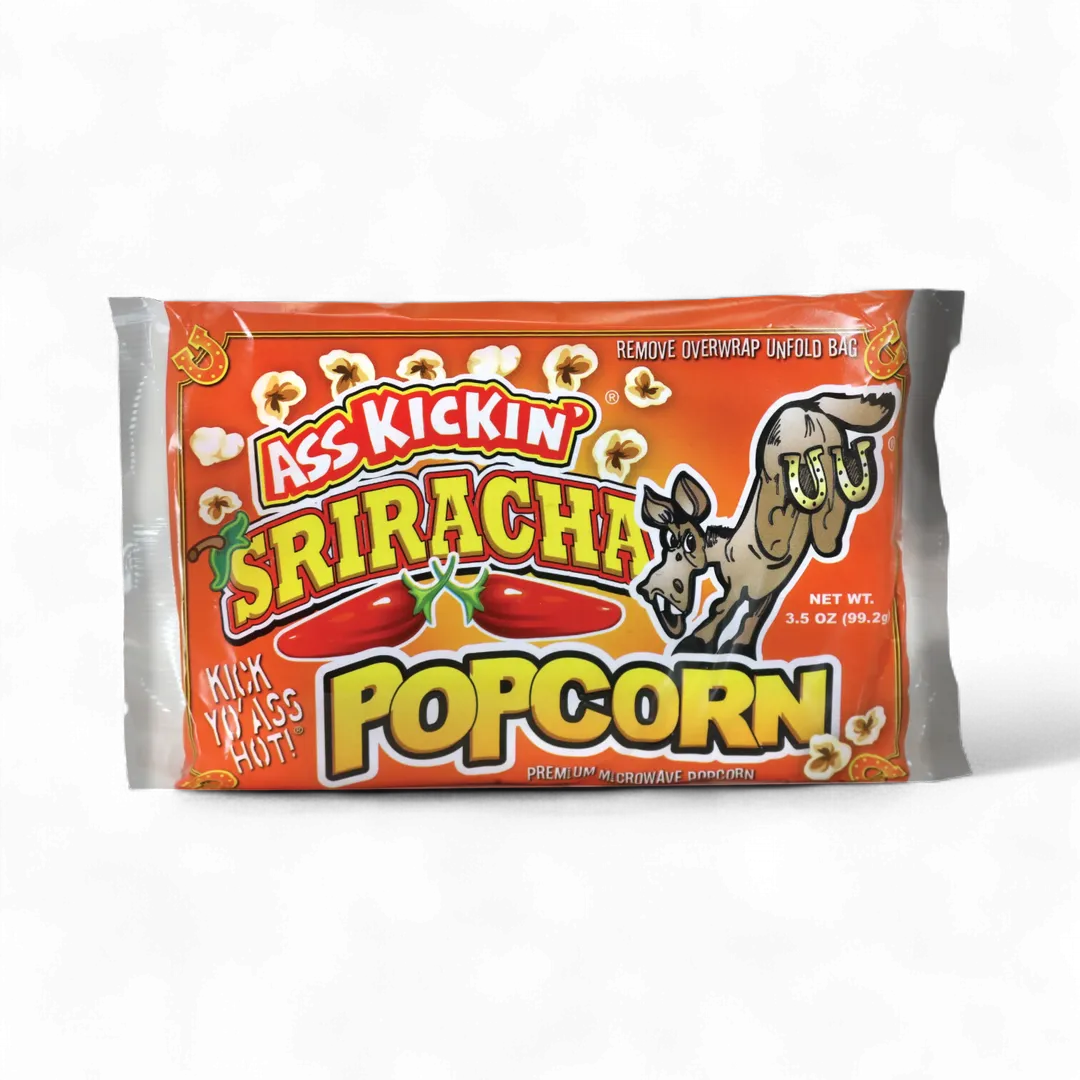 Ass Kickin’ Sriracha Popcorn