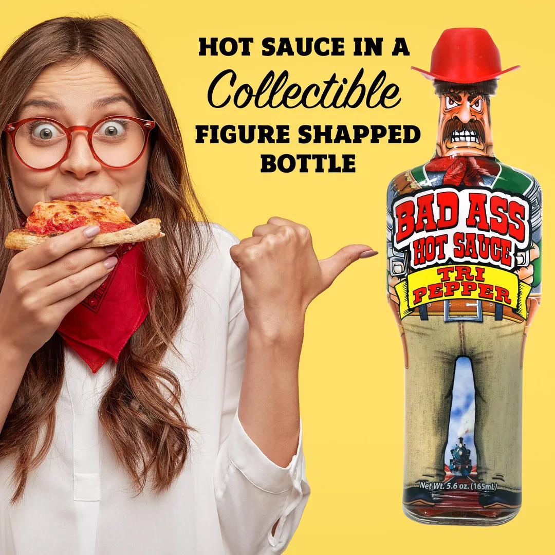 Bad Ass Tri Pepper Hot Sauce
