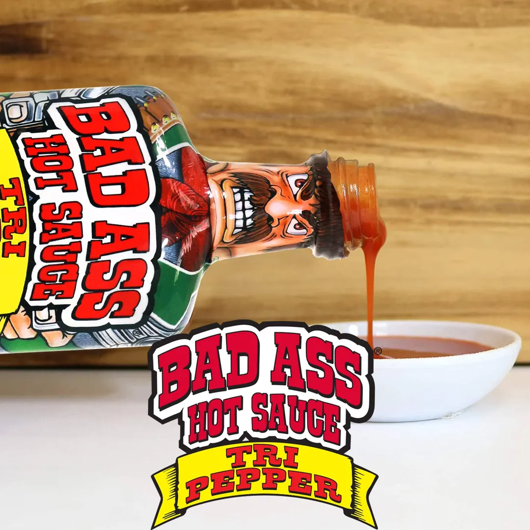Bad Ass Tri Pepper Hot Sauce
