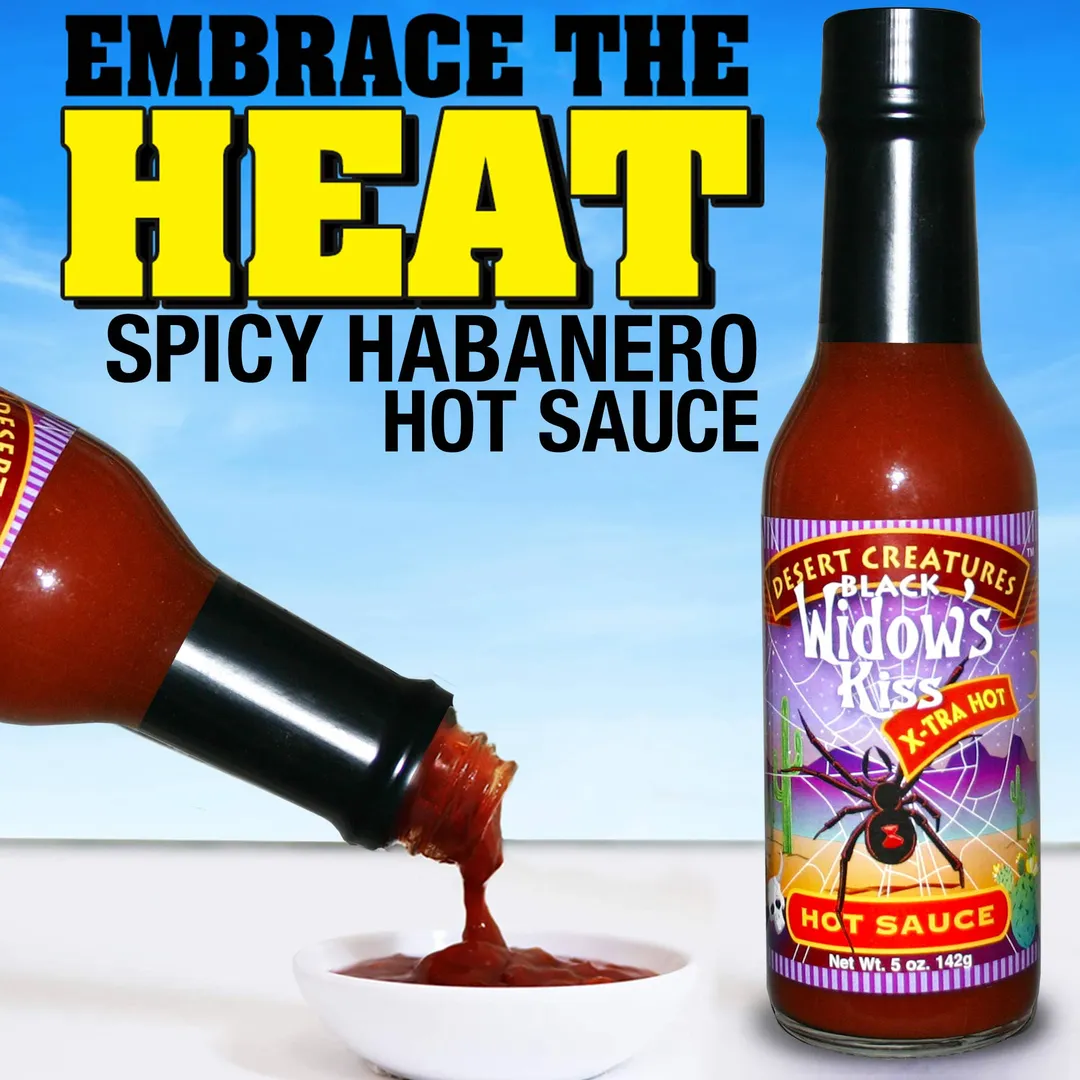 Desert Creatures Black Widow’s Kiss X-tra Hot - Hot Sauce