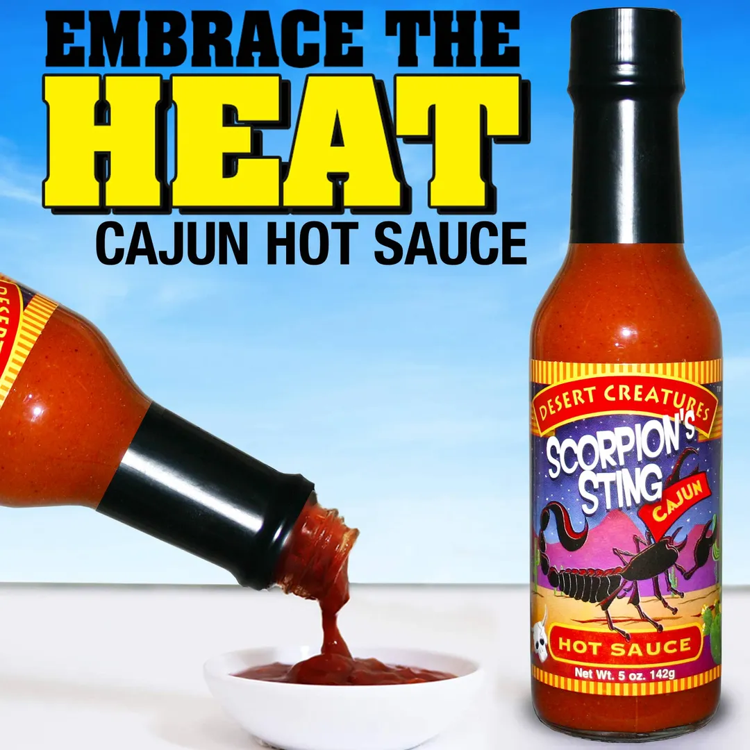 Desert Creatures Scorpion’s Sting Cajun Hot Sauce