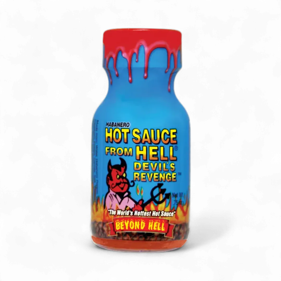 Devil’s Revenge Hot Sauce – Travel Size 3/4 oz.